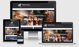 Website for Wollondilly music shop RnB Music Tahmoor on WordPress